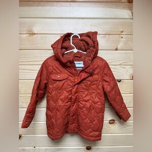 Old Navy Kids Rust Color Quilted Puffer Jacket Size 4T
